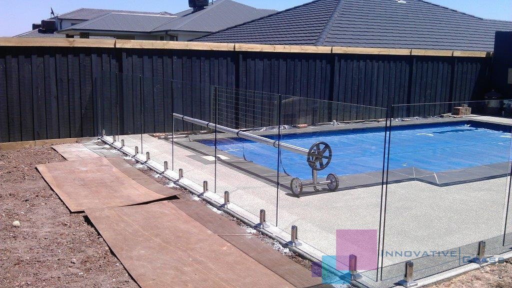 Pool side glass fence Melbourne
